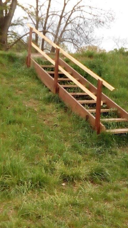 Treppe zum Geradamm, Gebesee