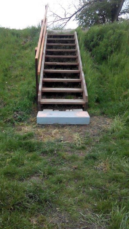 Treppe zum Geradamm, Gebesee