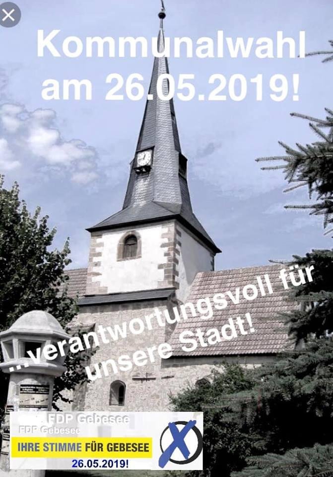 Wahlflyer FDP - Kommunalwahl am 26.05.2019!