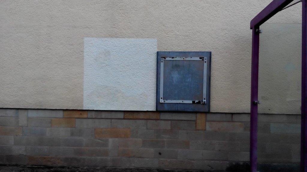 Zigarettenautomat am Markt gesprengt, Gebesee